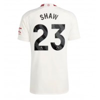 Fotbalové Dres Manchester United Luke Shaw #23 Alternativní 2023-24 Krátký Rukáv